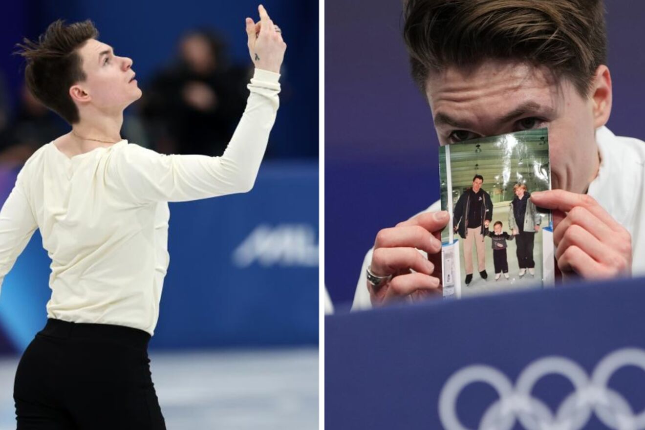 The image that moves the world: he pays tribute to his parents who died in the Washington plane crash