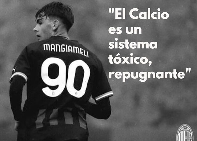 Mangiameli, con su dura cr�tica al f�tbol italiano.
