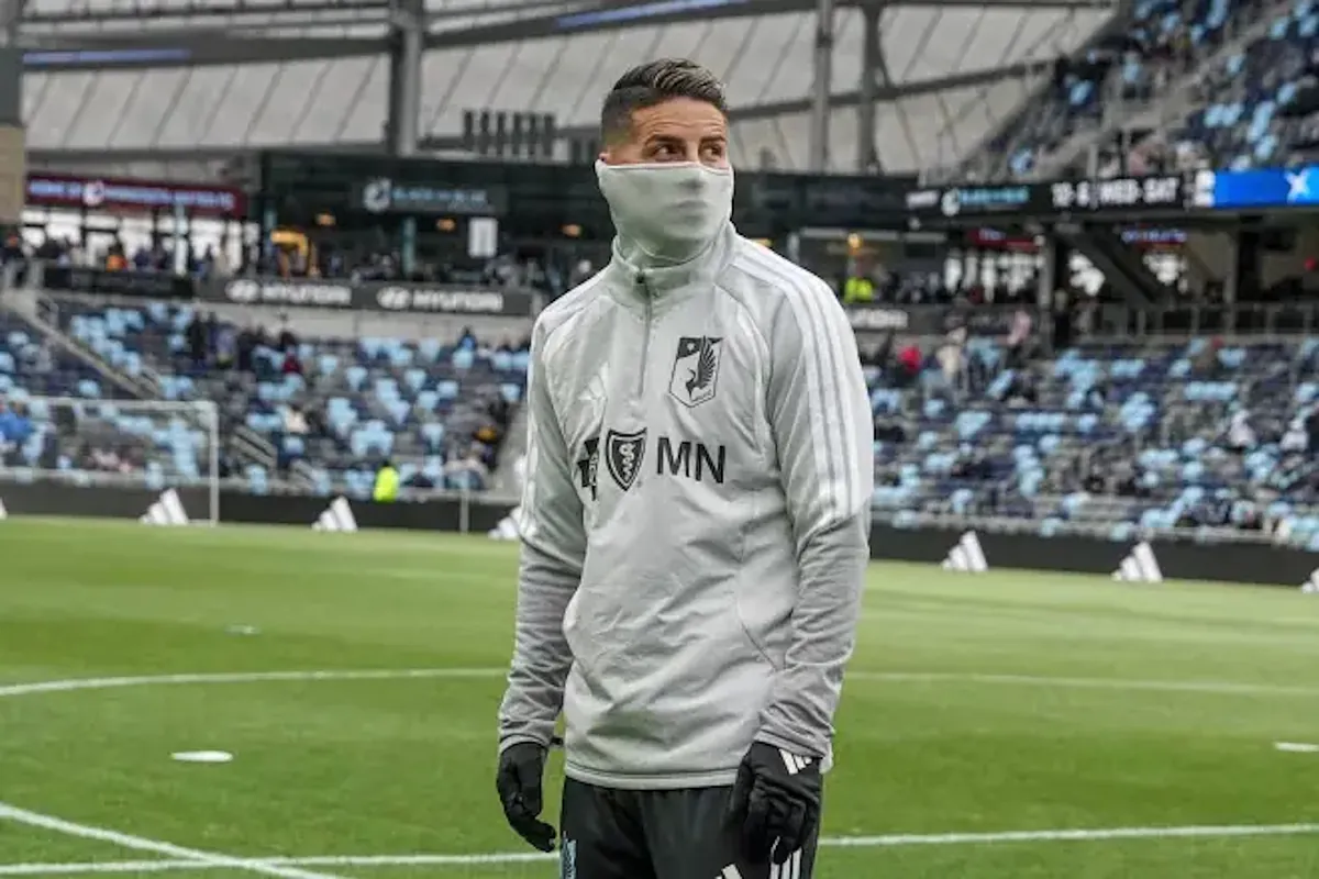 James Rodríguez returns to training as Minnesota dismisses 'Fake News' about medical condition