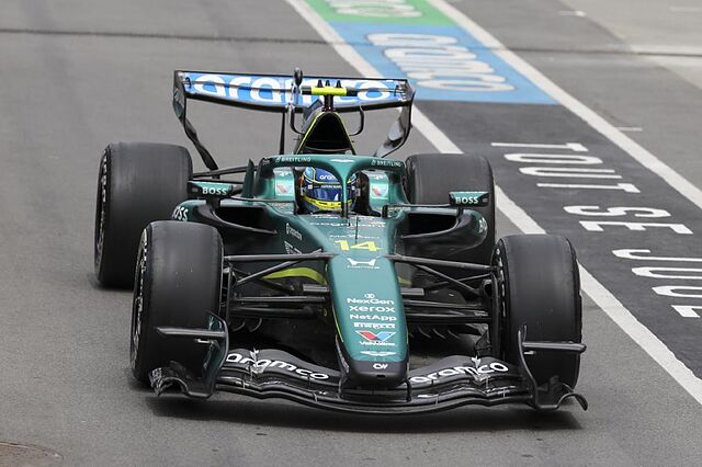 Alonso, ayer en el GP de Canad�.