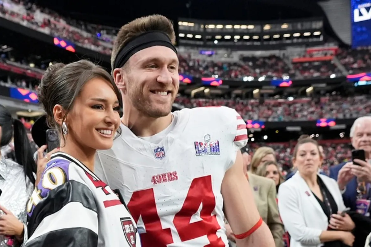 Kristin Juszczyk suffers a health issue before traveling to Philadelphia to support the 49ers.