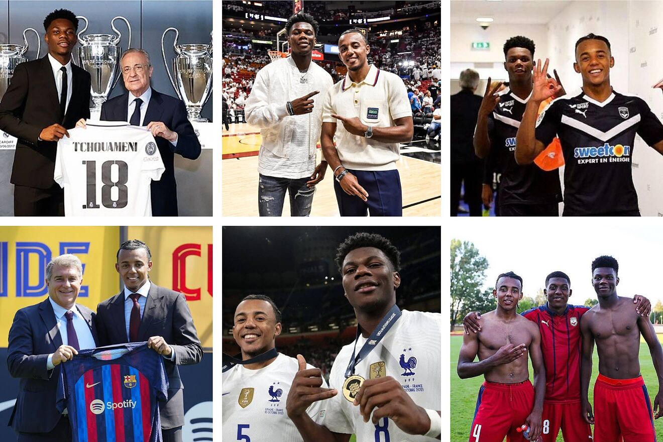 Tchouam�ni y Kound�, inseparables hasta que llegaron Madrid y Bar�a