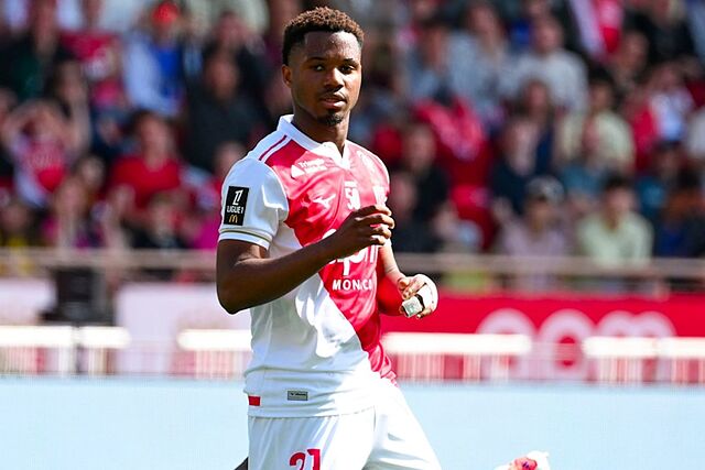 Ansu Fati, durante el partido contra el Auxerre