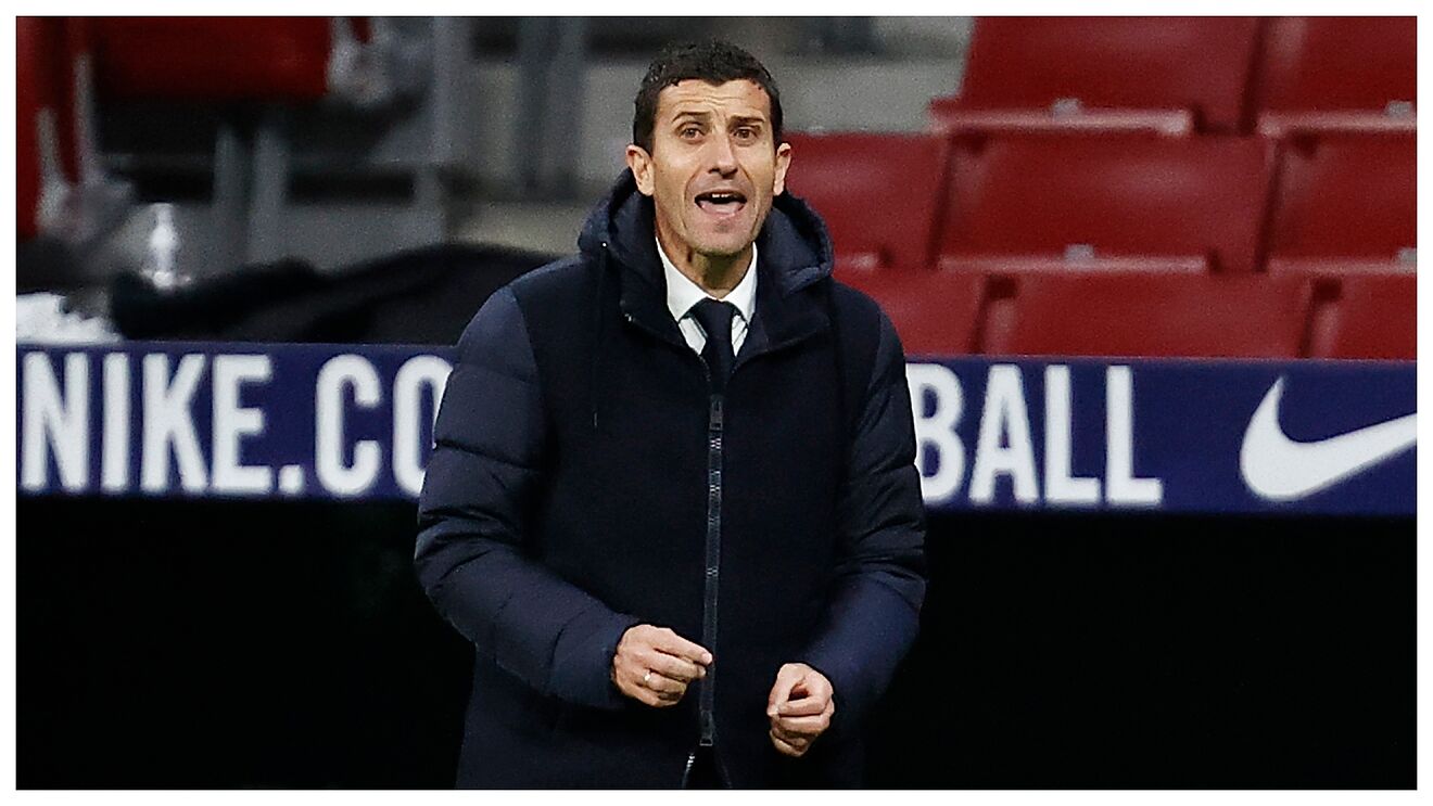 Javi Gracia, en su etapa como entrenador de Al Sadd.