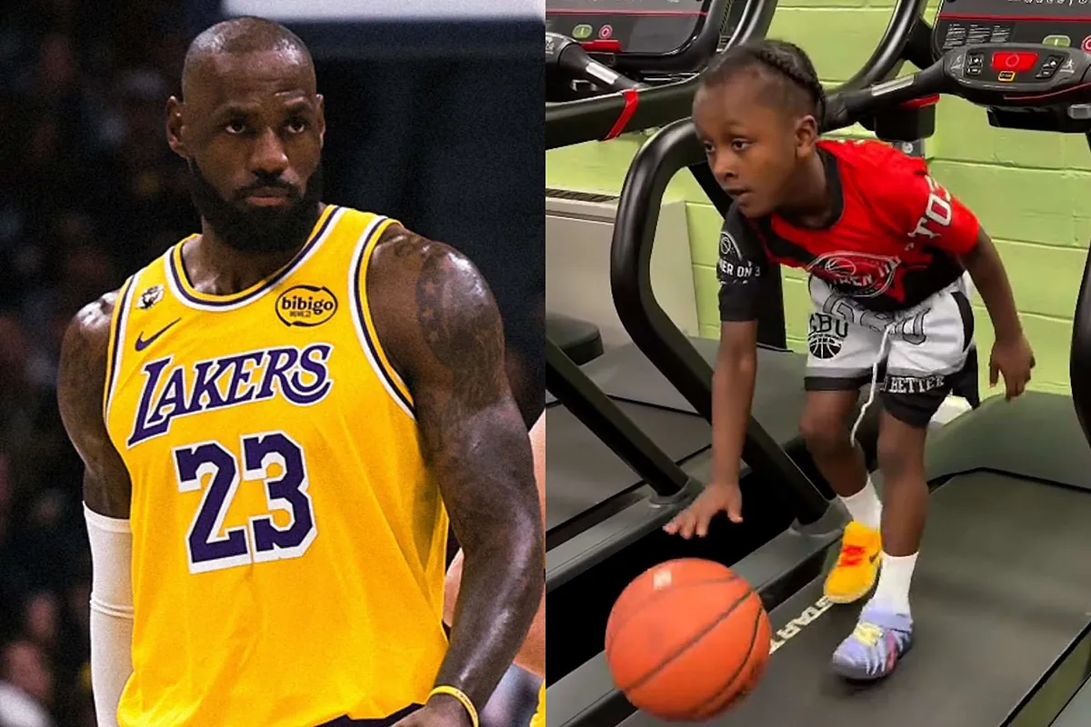 A 7-year-old kid has NBA fans wondering if he is the next LeBron James