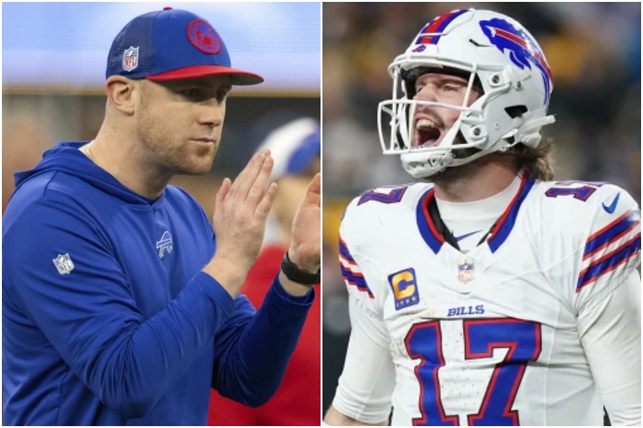 Joe Brady and Josh Allen