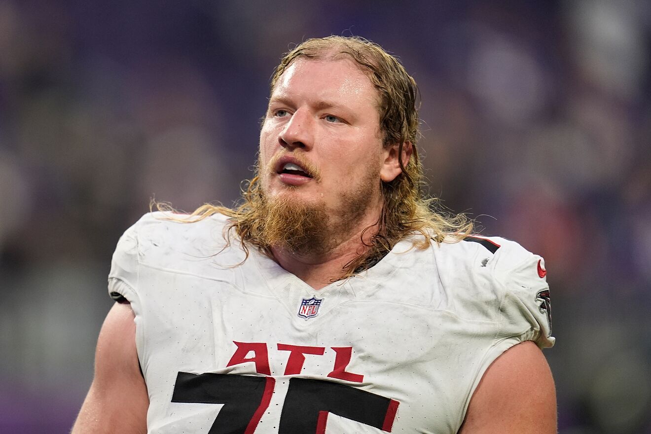 Falcons' O-Line Depth Tested After Kaleb McGary Suffers Apparent Leg...