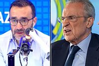 Juanma Casta�o responde a Florentino P�rez, la recuerda su gran esc�ndalo y le manda un WhatsApp