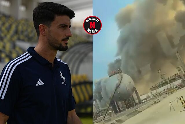 Imagen de Jose, m�ster, y la explosi�n en la refiner�a.