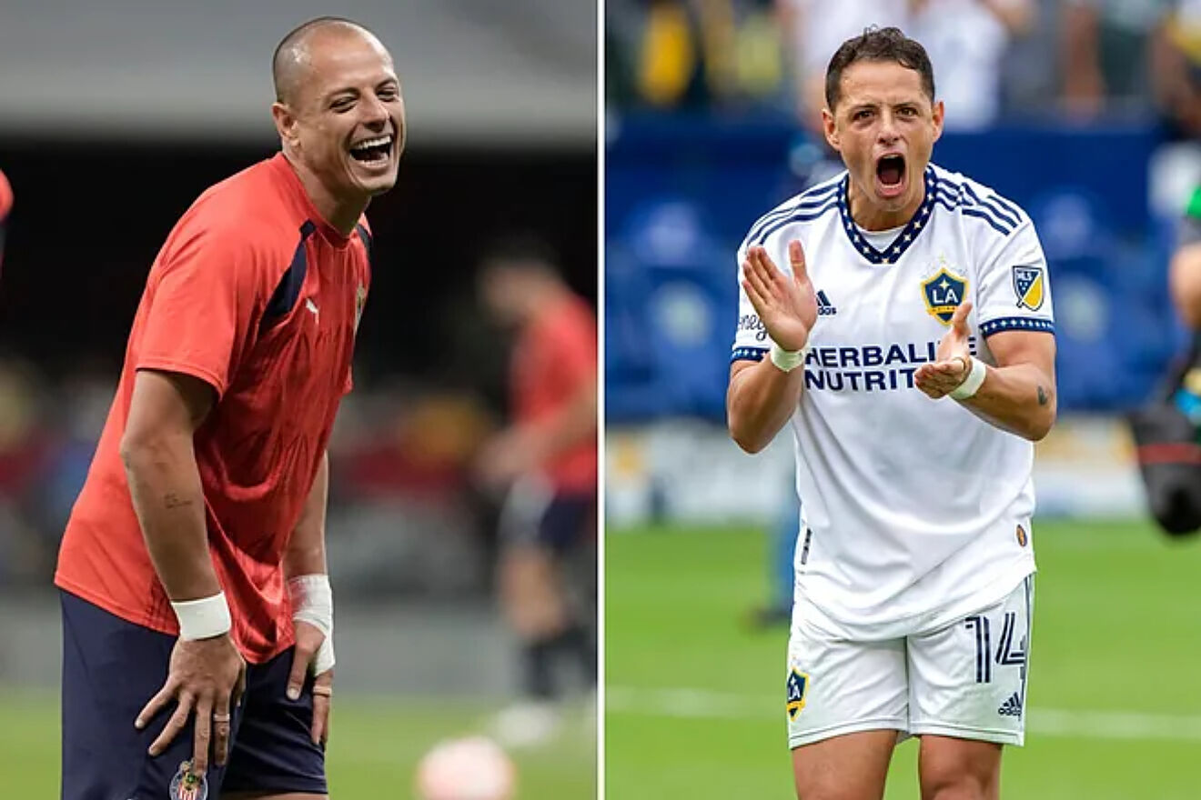 Guadalajara's Javier Hernandez warms up prior to a CONCACAF Champions...