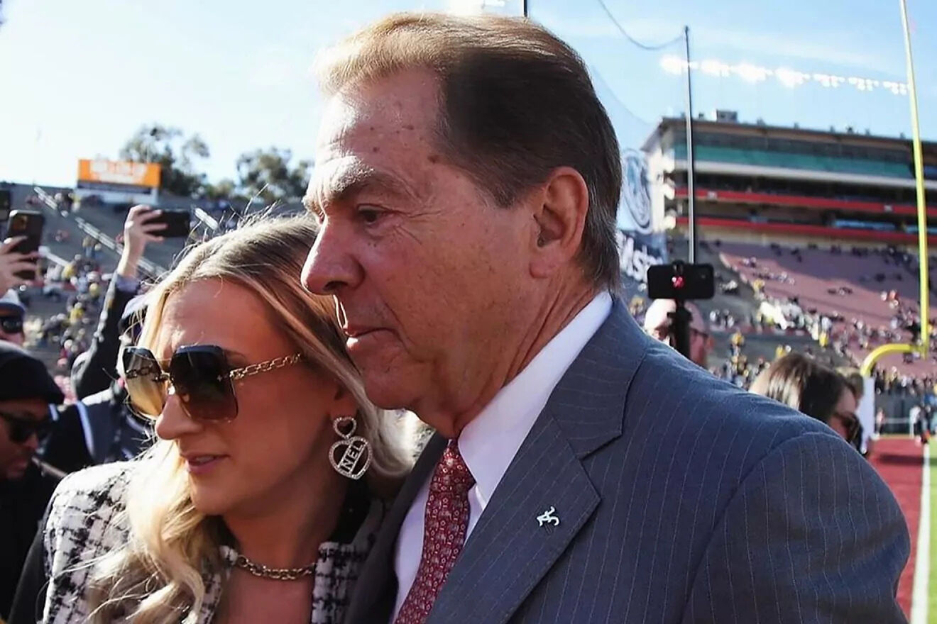 Kristen and Nick Saban