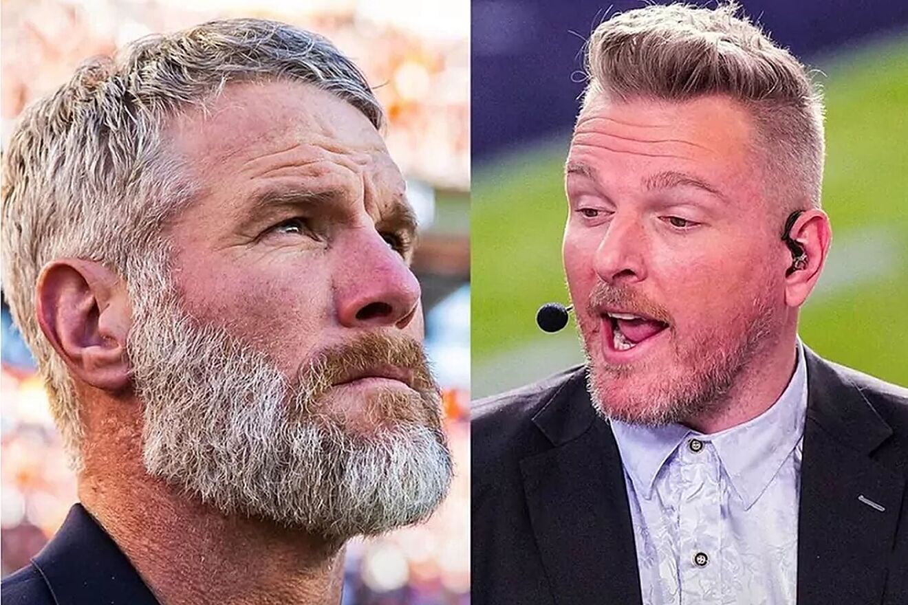 Brett Favre and Pat McAfee