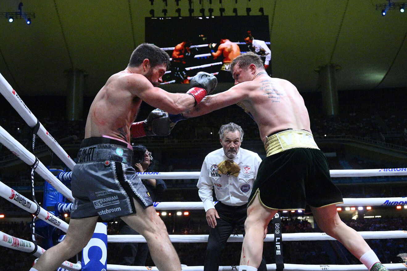 John Ryder and Canelo Álvarez