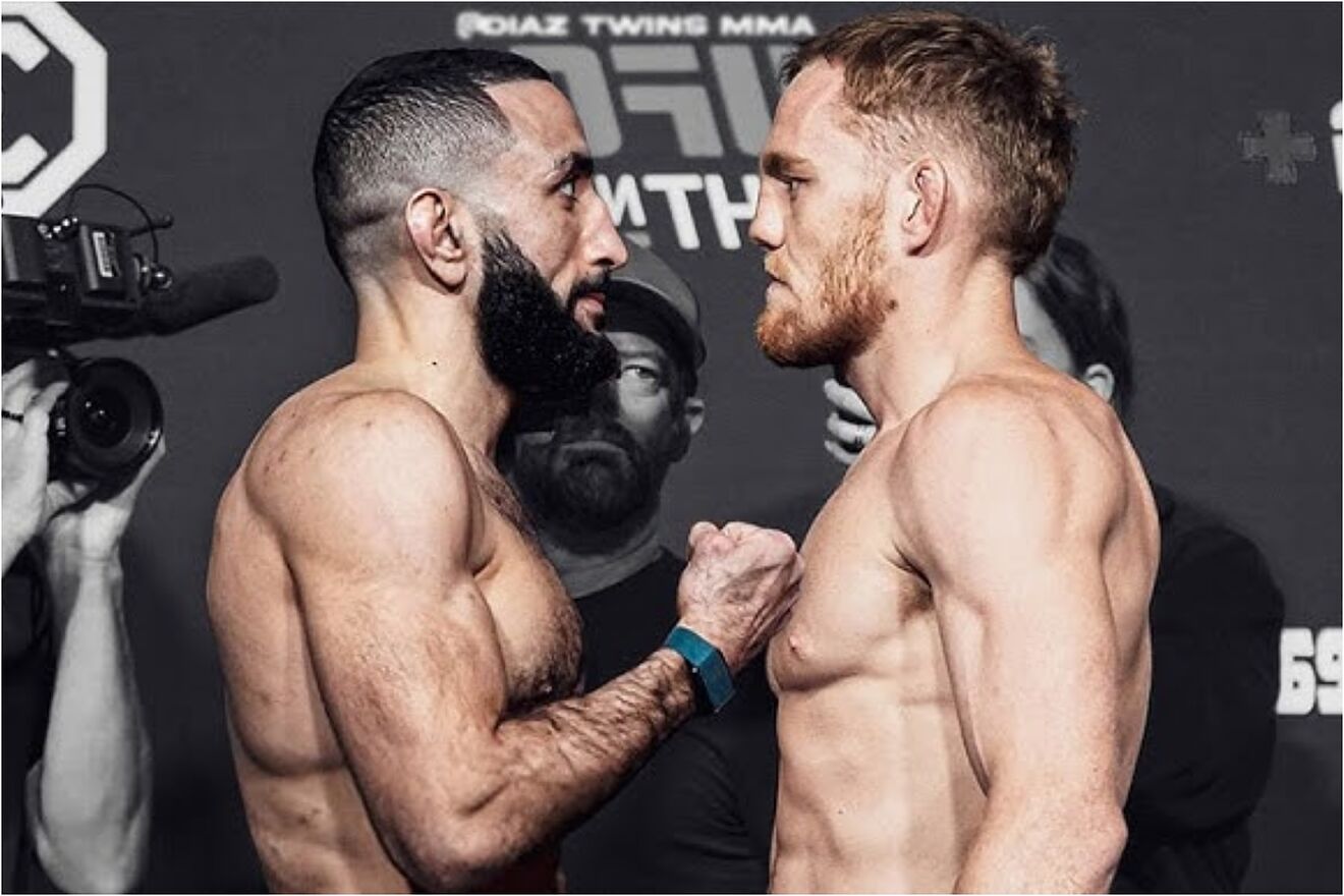 Muhammad and Della Maddalena exchange glances.