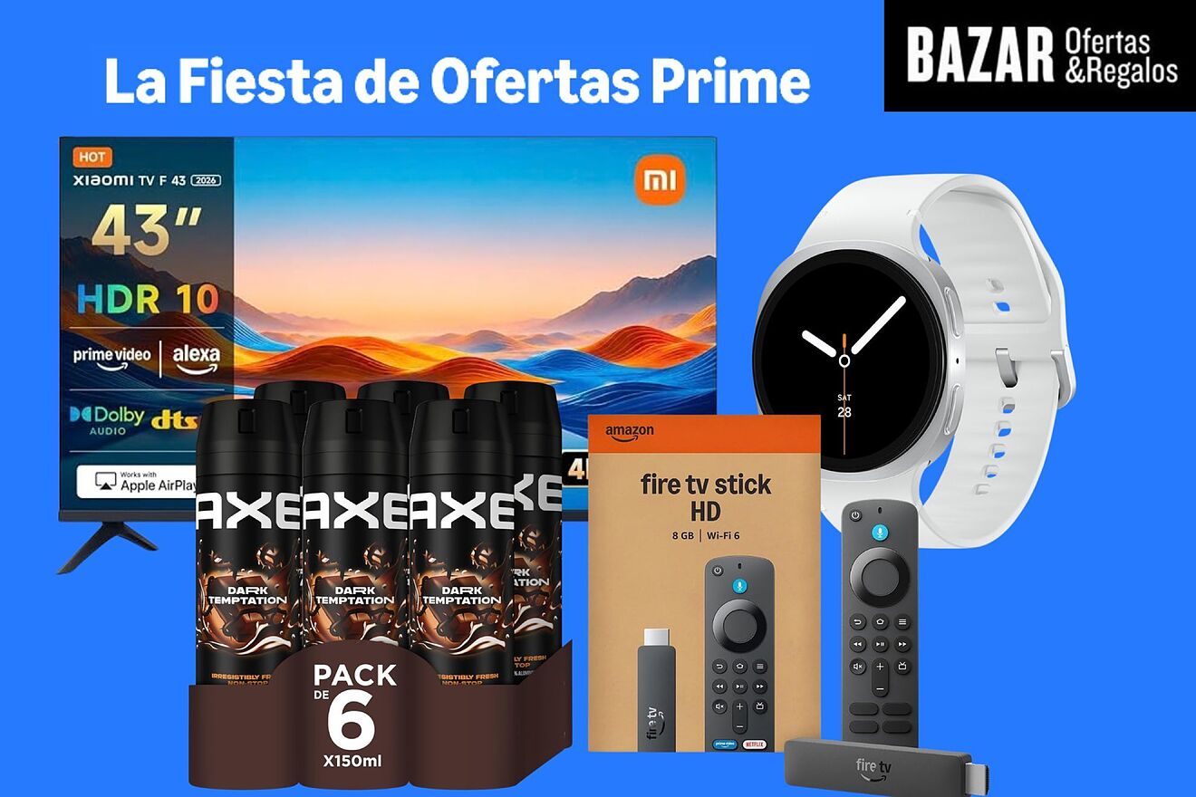 Los productos, al mínimo histórico en la Fiesta de Ofertas Prime 2026.