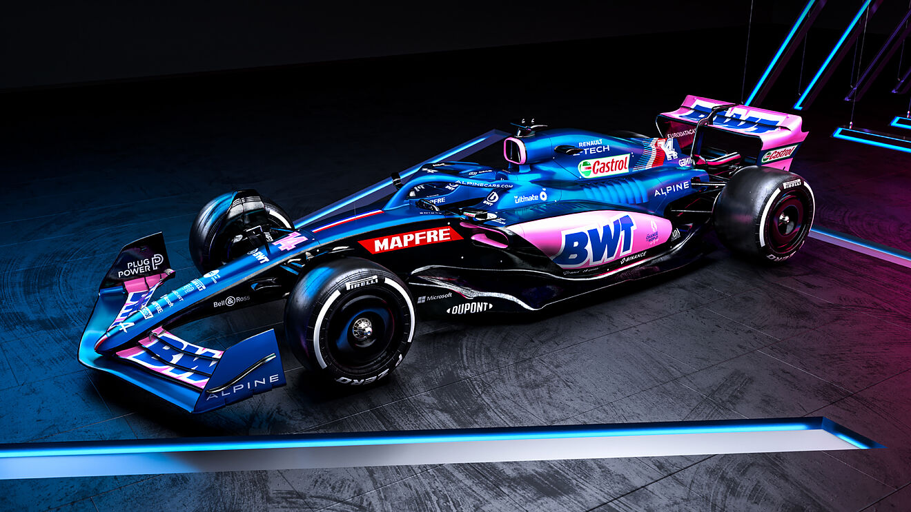 Alpine A522 de F1 2022, as� ha sido la presentaci�n del nuevo coche de Fernando Alonso