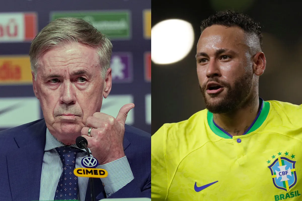 Carlo Ancelotti hasn't ruled out selecting Neymar for the 2026 World Cup: "He's on the right track"