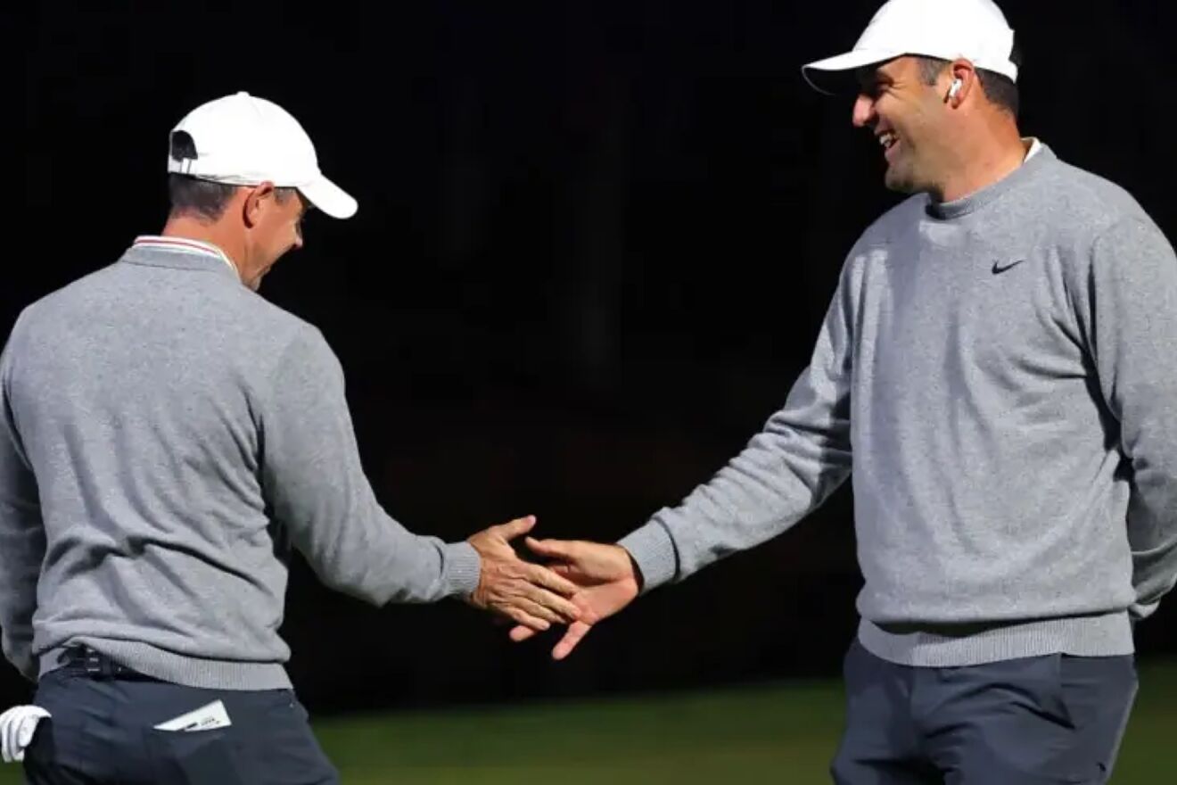 Scottie Scheffler and Rory McIlroy