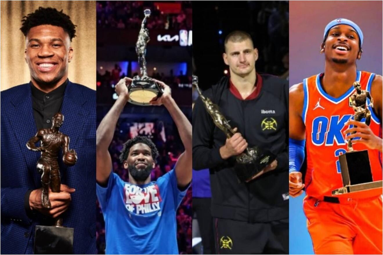 Antetokounmpo, Embiid, Jokic and Gilgeous-Alexander, the latest MVP...