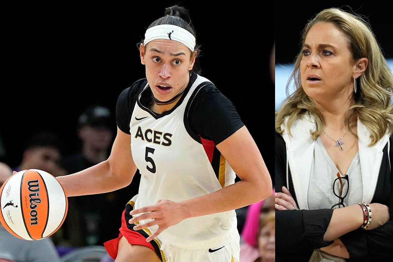 Dearica Hamby and Becky Hammon.