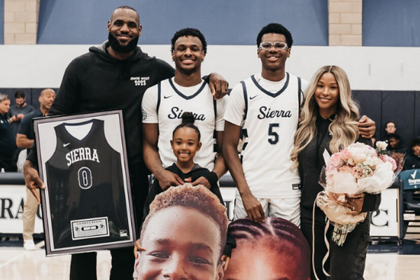 lebron james kids school