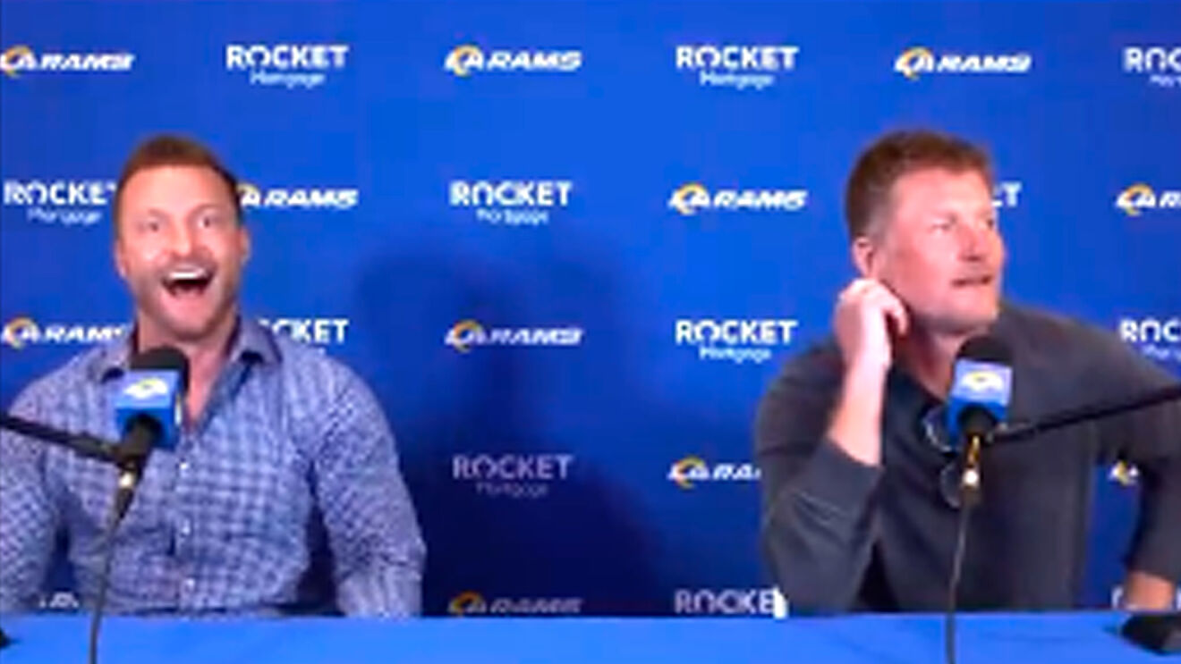 Sean McVay and Les Snead