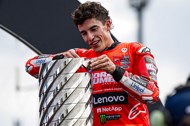 Marc ha vuelto a imprimir su nombre entre los campeones de MotoGP.