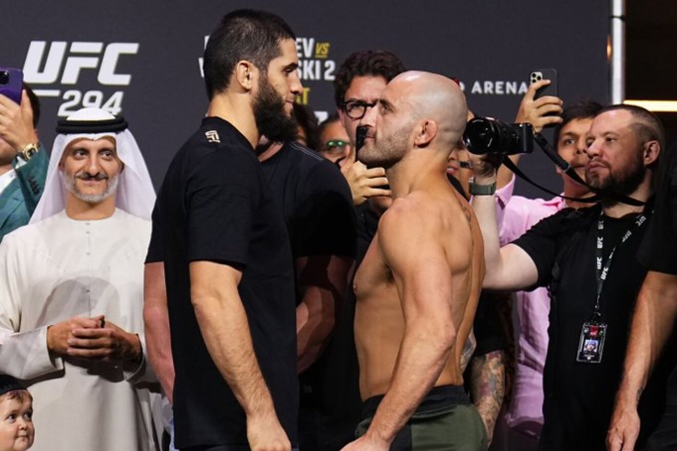 Islam Makhachev and Alexander Volkanovski