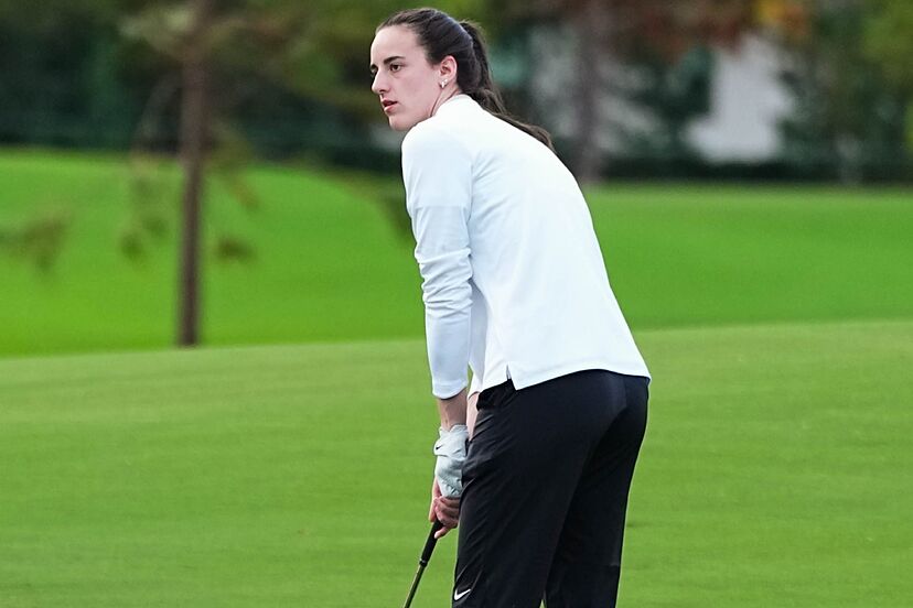 Caitlin Clark's golf mishap leaves fans begging for a shot at her shoes | Marca