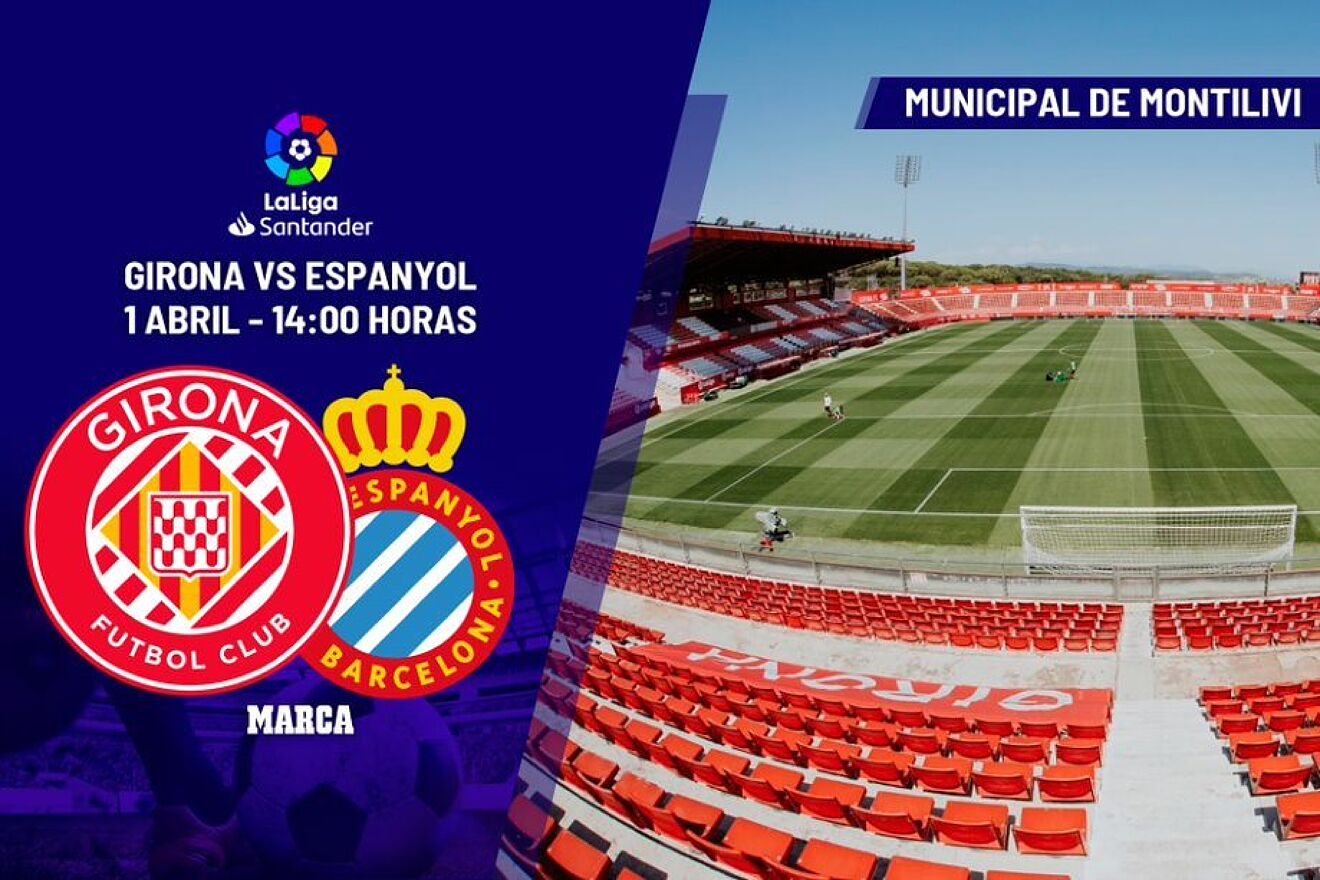 LaLiga Santander: Girona - Espanyol: horario y dónde ver en TV hoy el ...