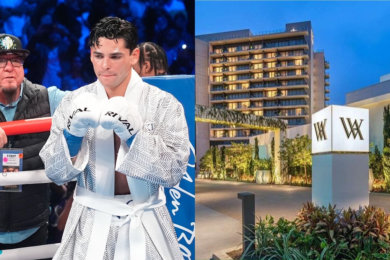 Ryan Garcia and the Waldorf Astoria in Beverley Hills