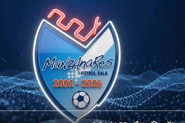 Escudo conmemorativo de Quesos El Hidalgo Manzanares con motivo de su 25 cumplea�os