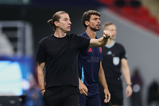 Filipe, durante el partido.