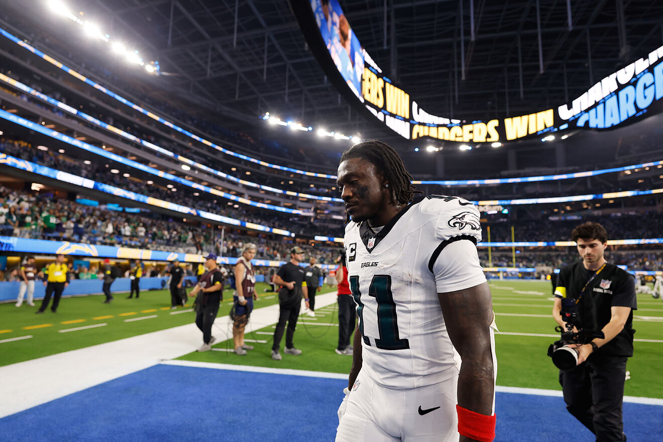 AJ Brown with the Eagles