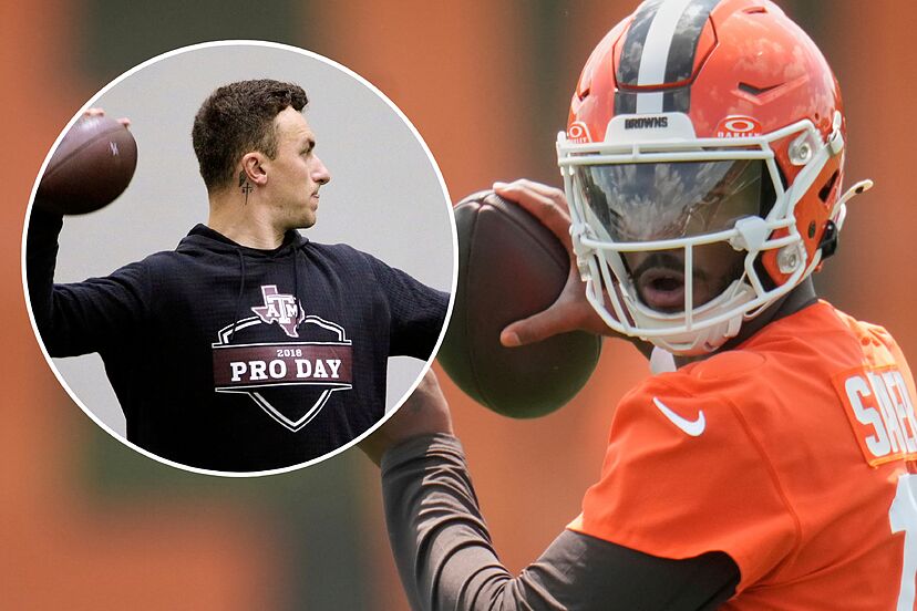 Johnny Manziel sent a warning to the Cleveland Browns and