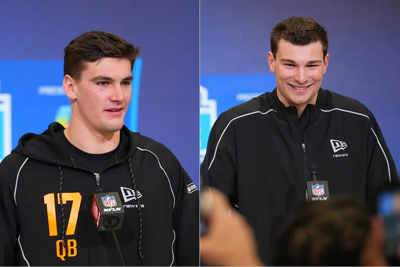 Ty Simpson and Fernando Mendoza