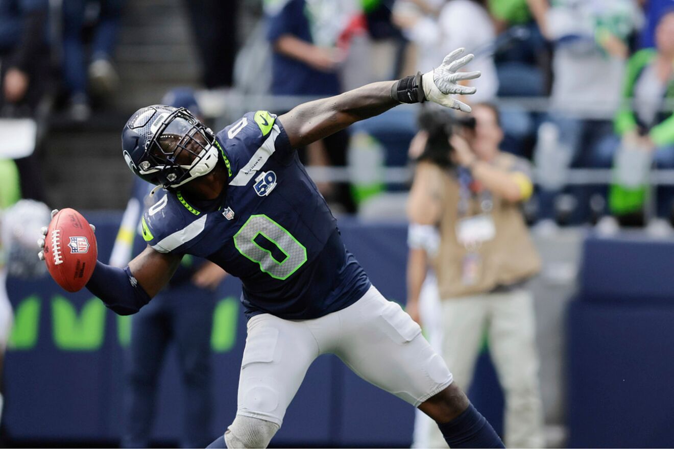 Seattle Seahawks defensive end DeMarcus Lawrence