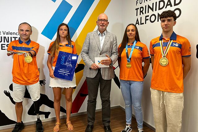 Ricardo Ten, Blanca Ferrando, Juan Miguel G�mez, director de la FTA, B�rbara Pardo, Y Eric Igual.