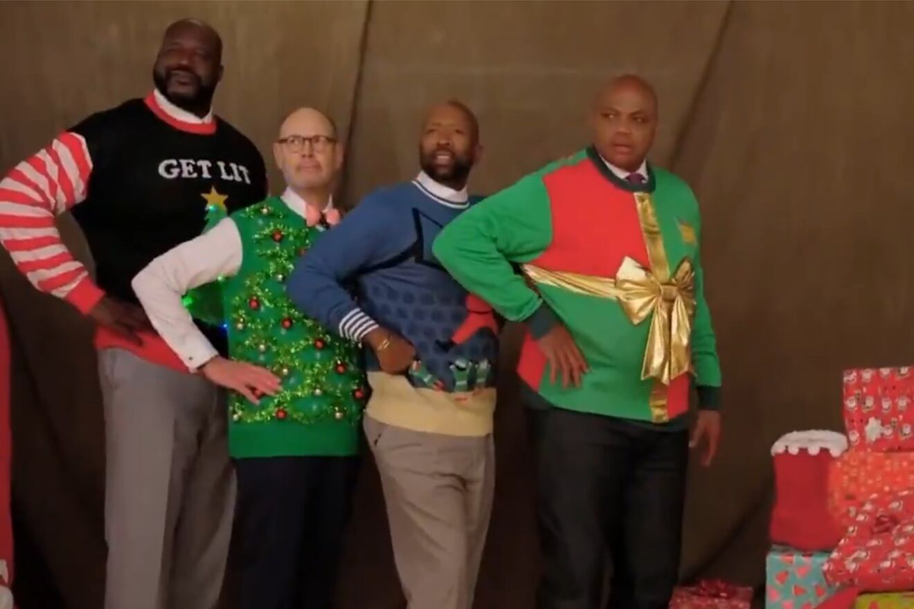 Shaq and Chuck's Christmas antics never end.
