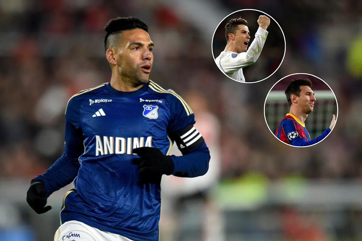 Falcao recalls his struggle in Europe when facing Messi and CR7 at their peak