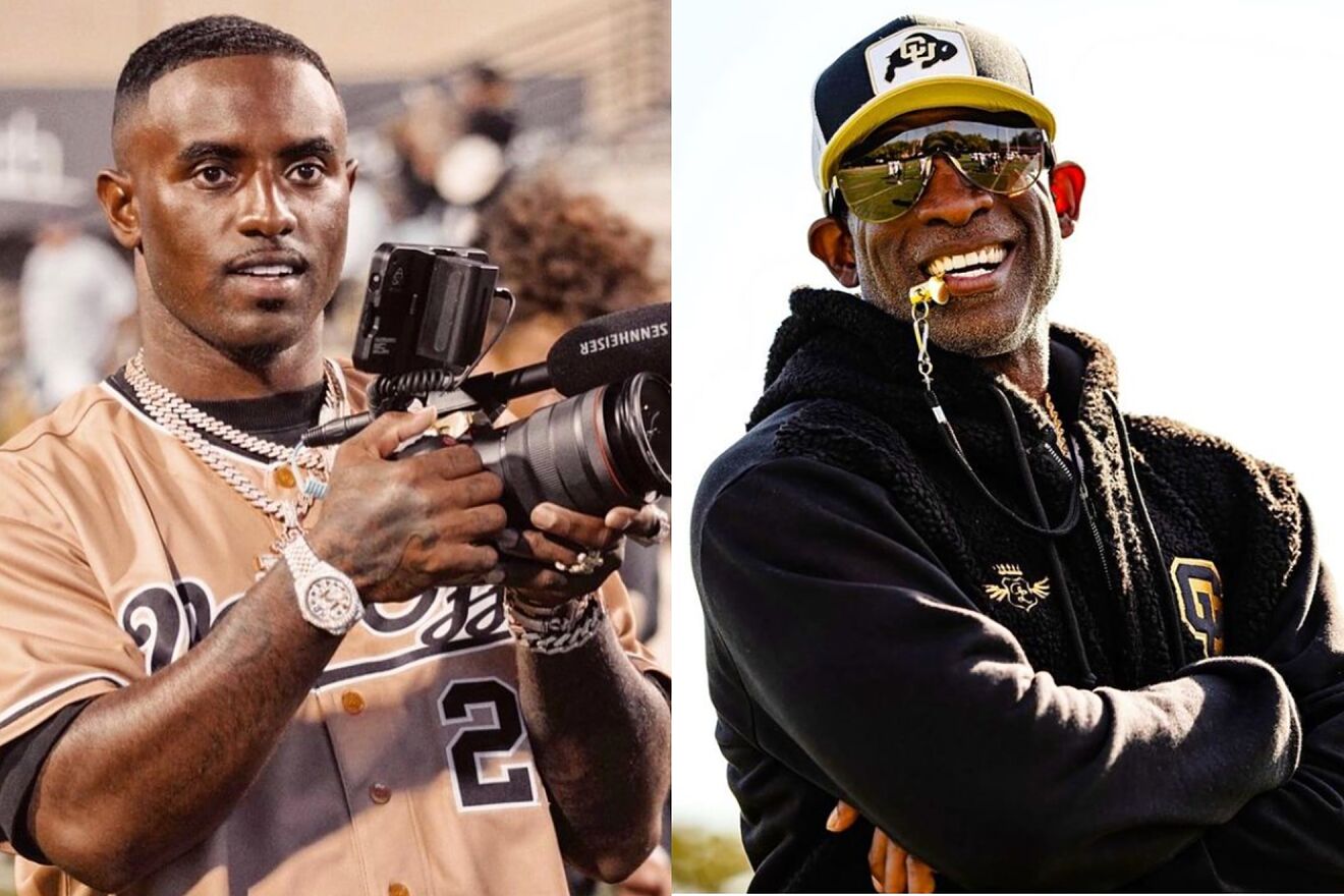 Bucky Sanders has his dad, Deion Sanders', back.