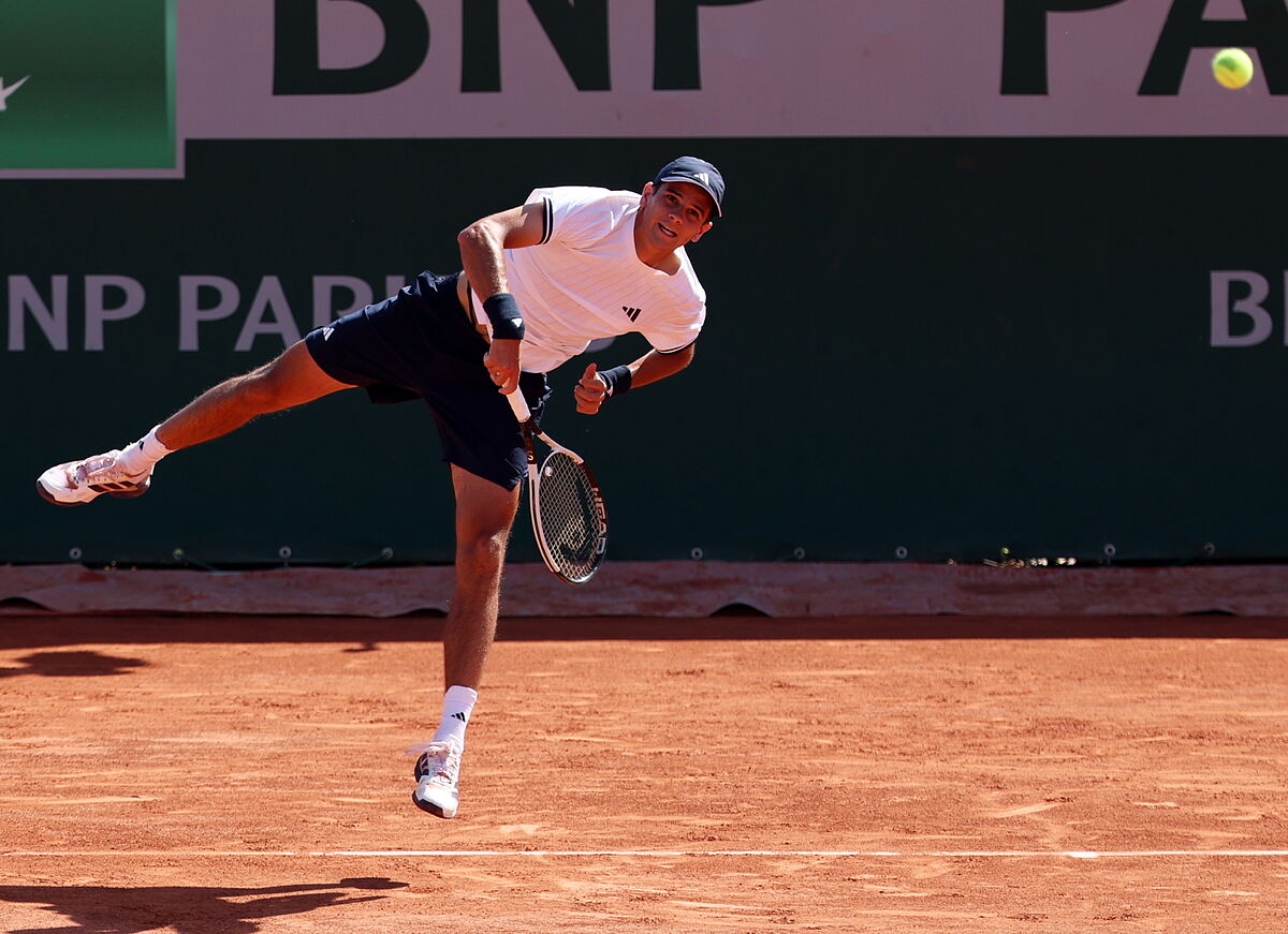 Rafa Jódar durante Roland Garros