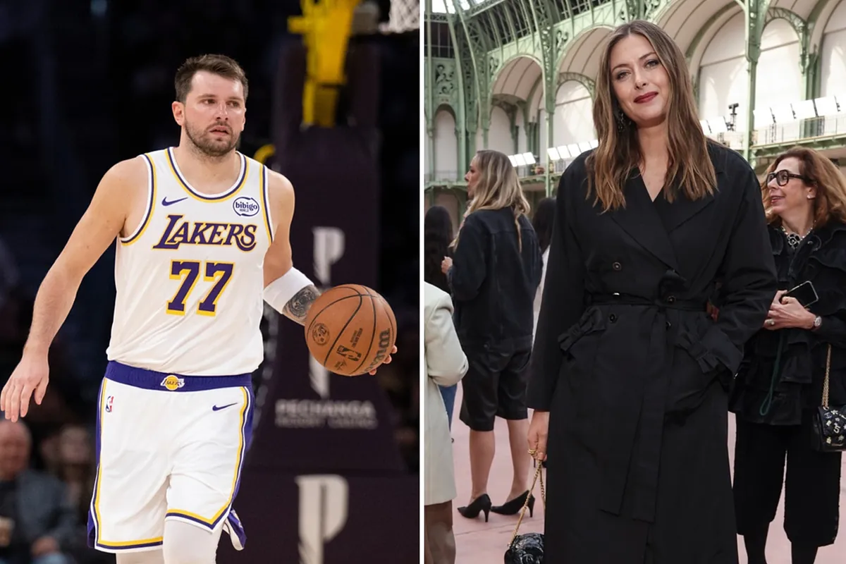 Maria Sharapova's praise for Luka Doncic after watching his outstanding performance up close