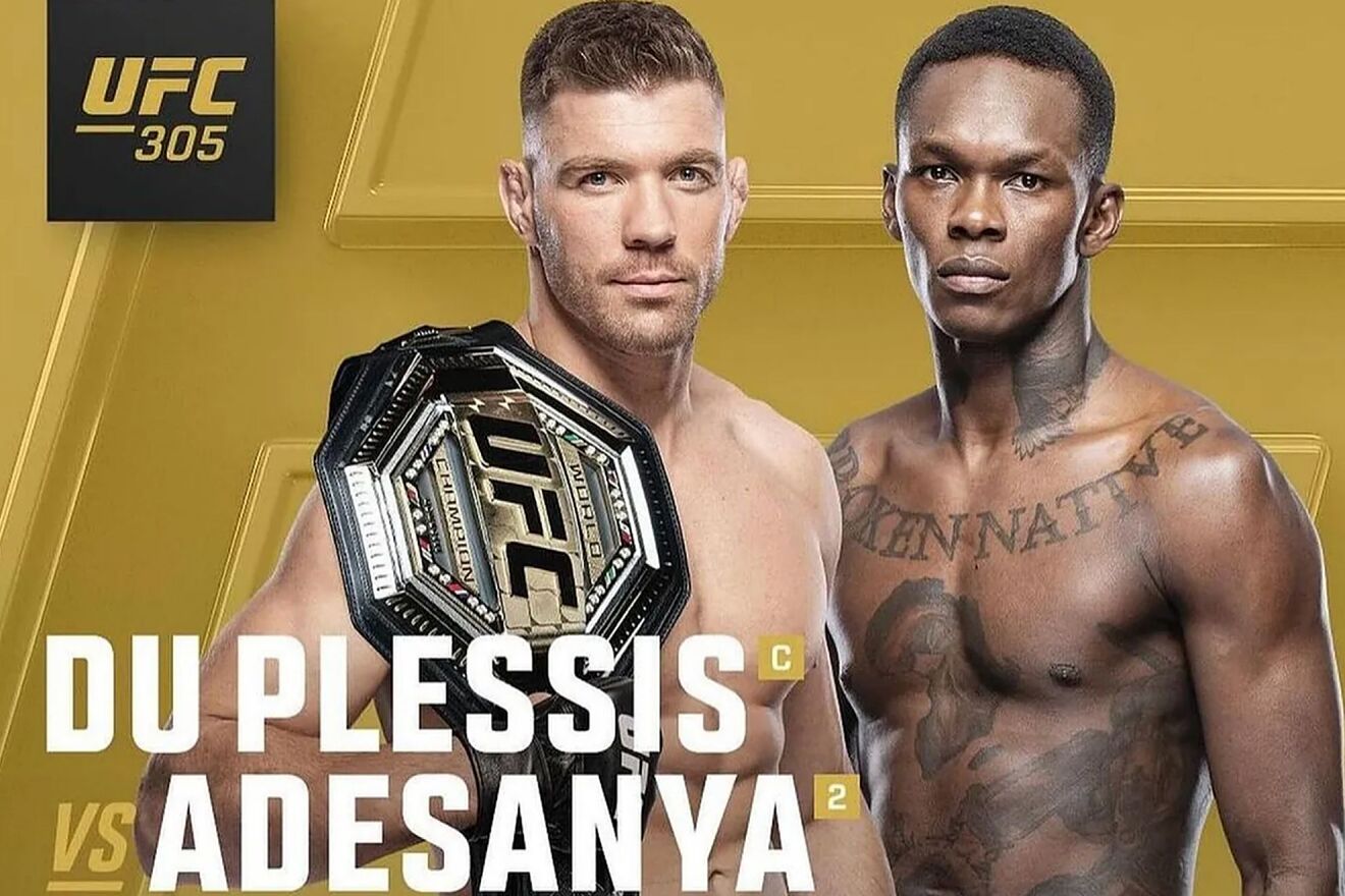 What time is UFC 305 Du Plessis vs Adesanya? TV Channel and schedule for tonight's big fight