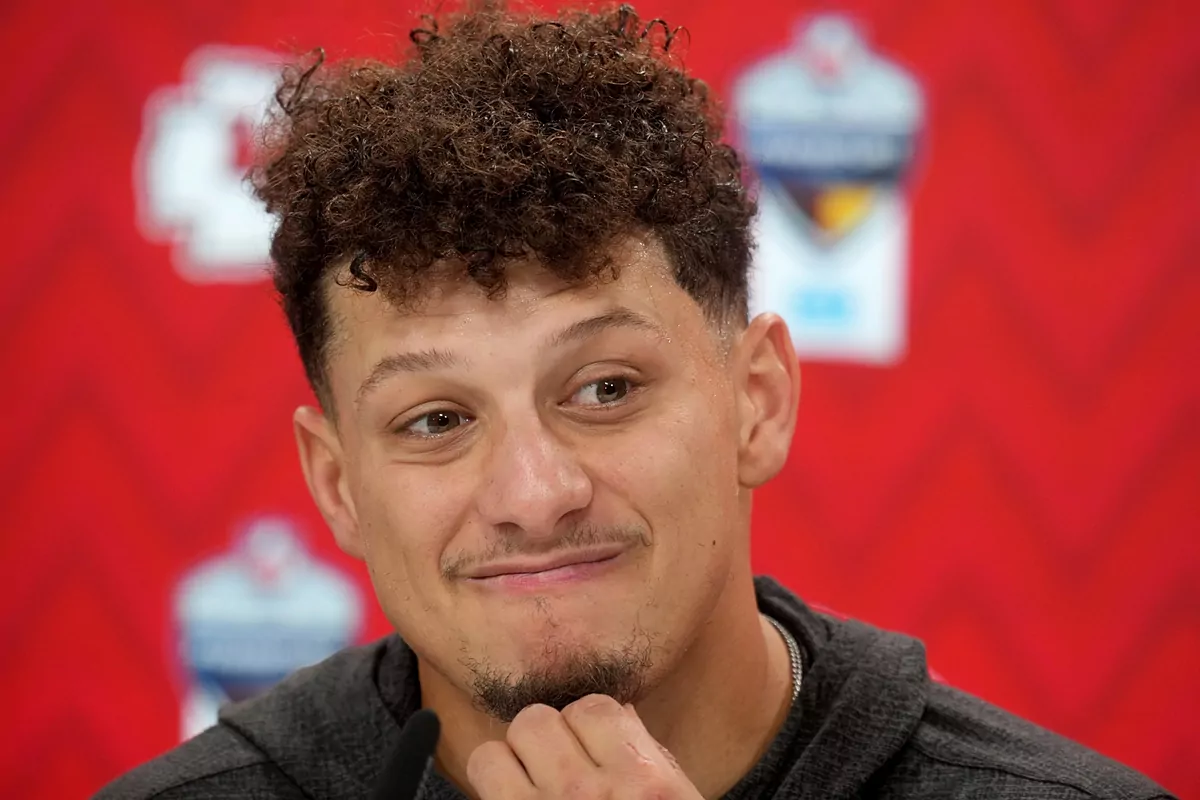 Patrick Mahomes Rizz Patrick Mahomes unleashes blitz on NFL's new jersey rule: