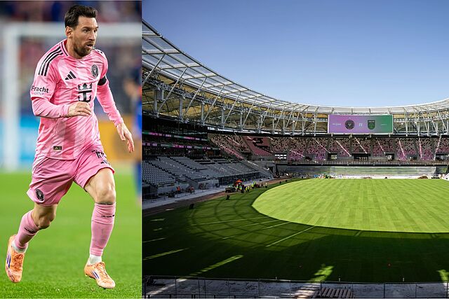 Leo Messi y el NU Stadium