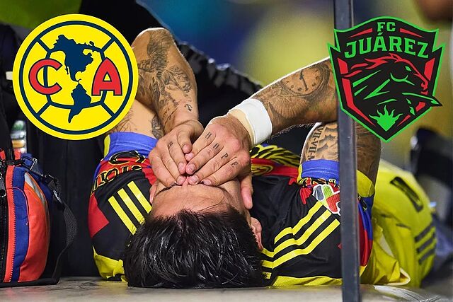 D�villa clutches his face after getting injured.