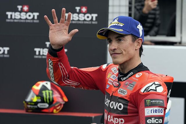 Marc M�rquez, en Silverstone.