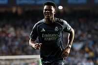 Tchoaum�ni durante un partido con el Madrid.