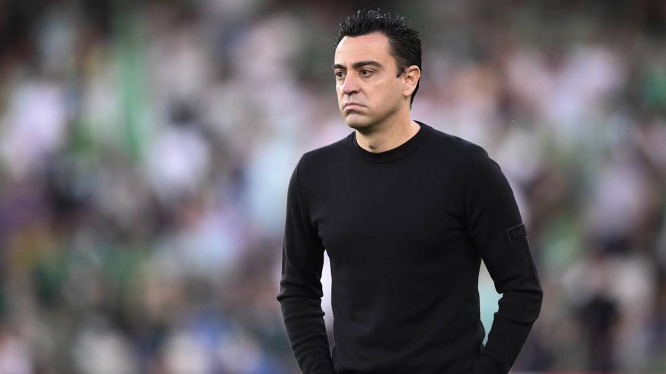 Xavi Hern�ndez, durante un partido.